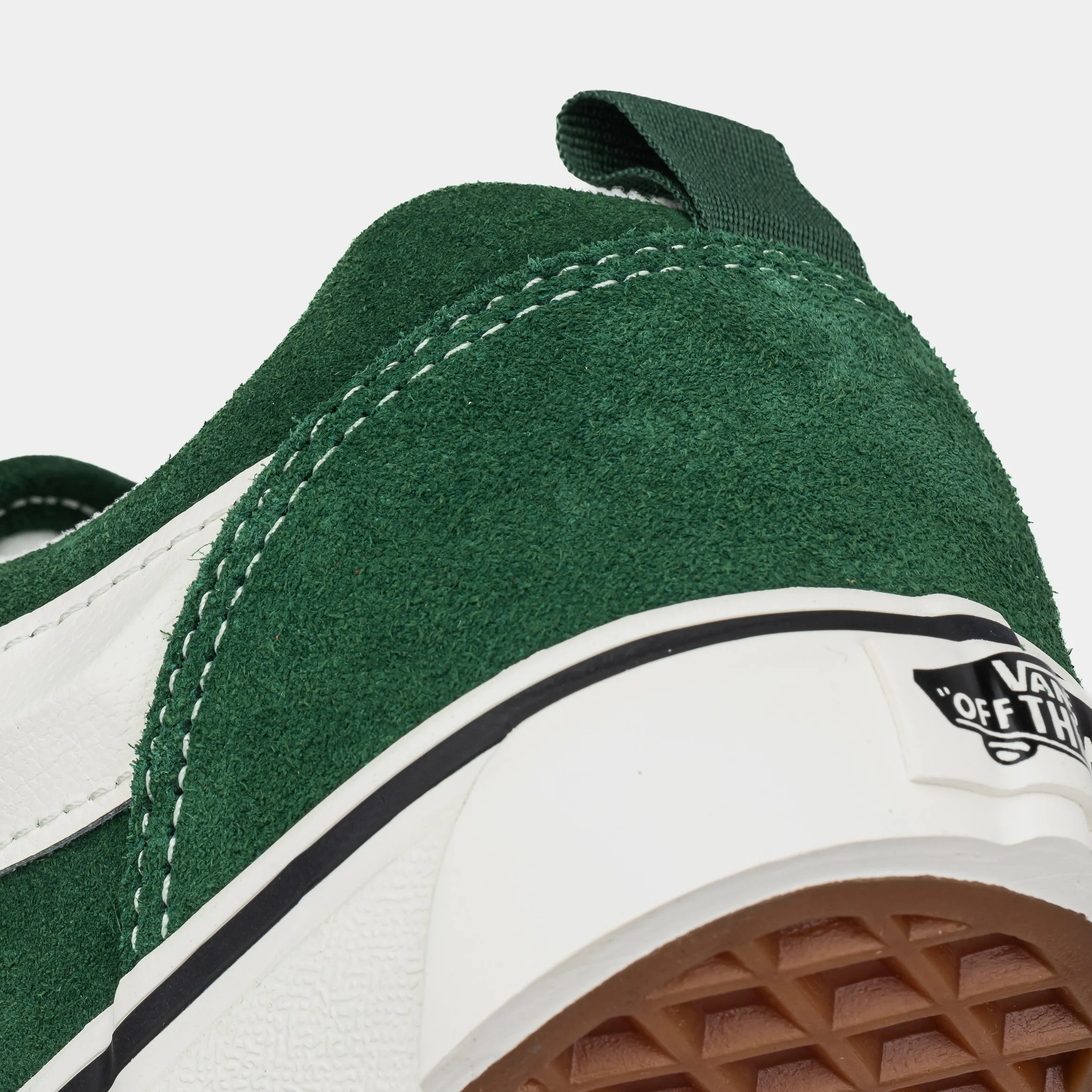 Knu Skool Grade School Skate Shoes (Green/White)