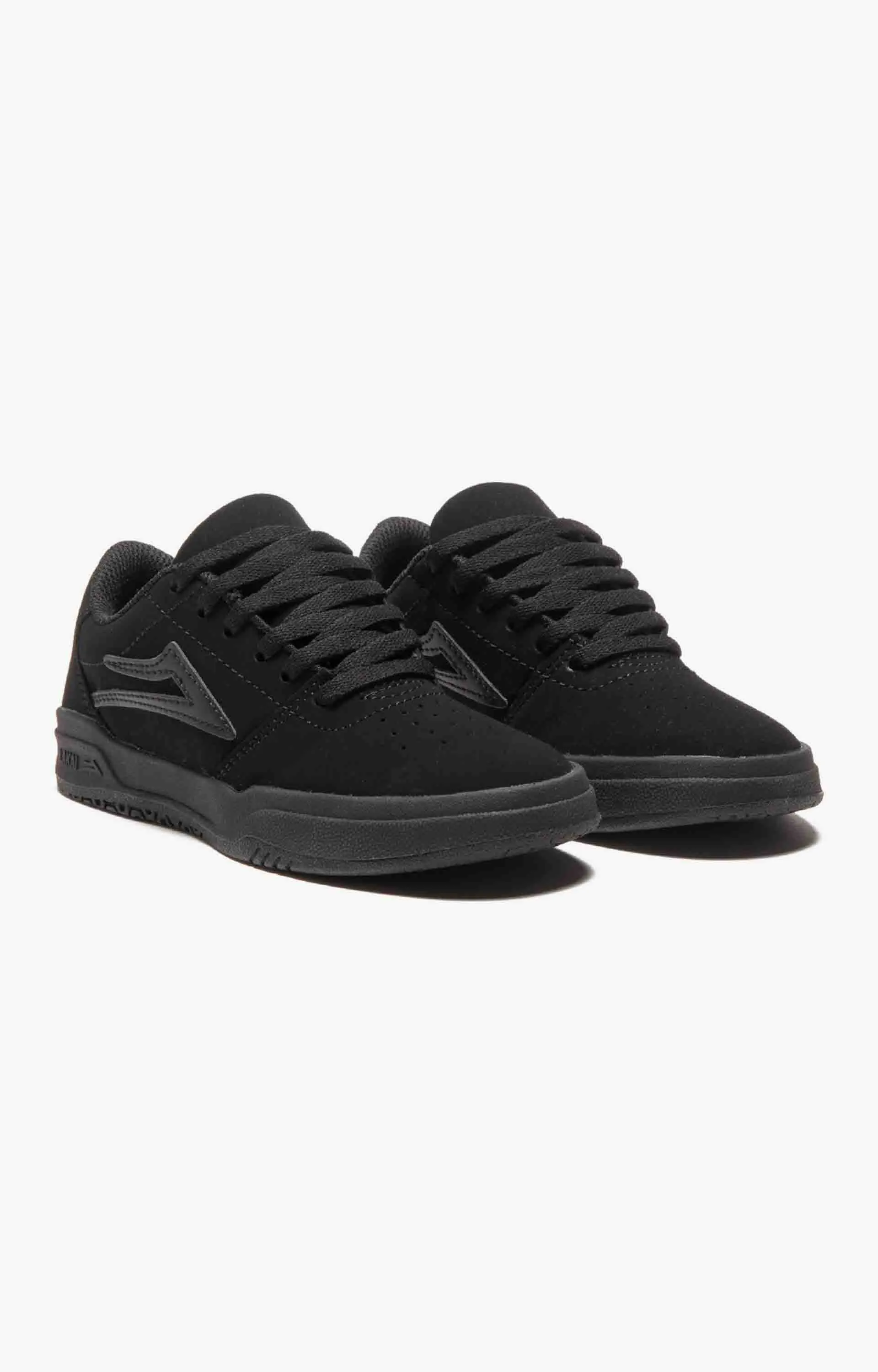 Lakai Brighton Kids Skate Shoe, Black