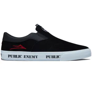 Lakai x Public Enemy Owen Vulc Shoes - Black/Red Suede