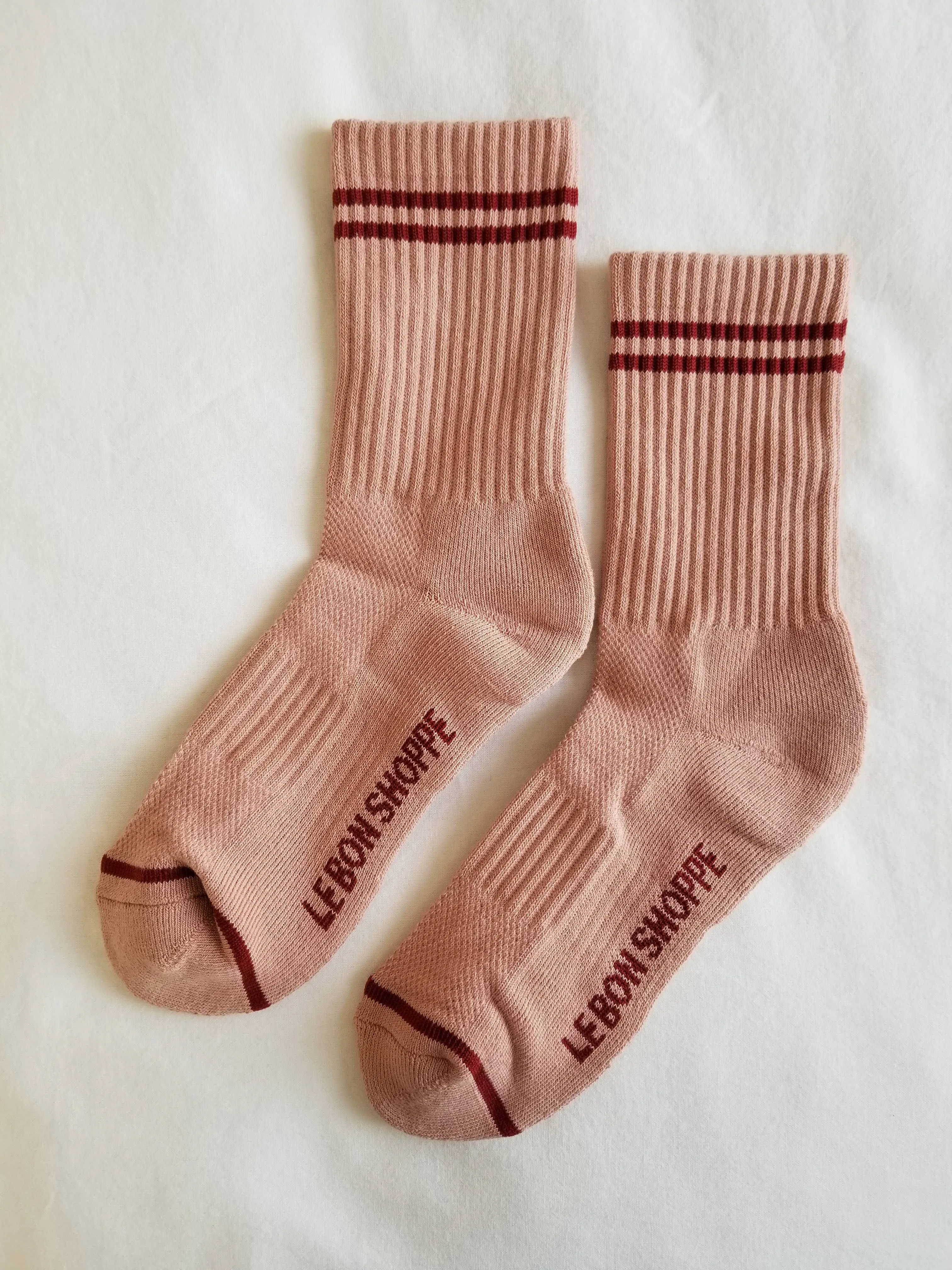 Le Bon Shoppe - Boyfriend Socks / Vintage Pink