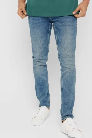 Loom Stretch Jeans - Denim Blue