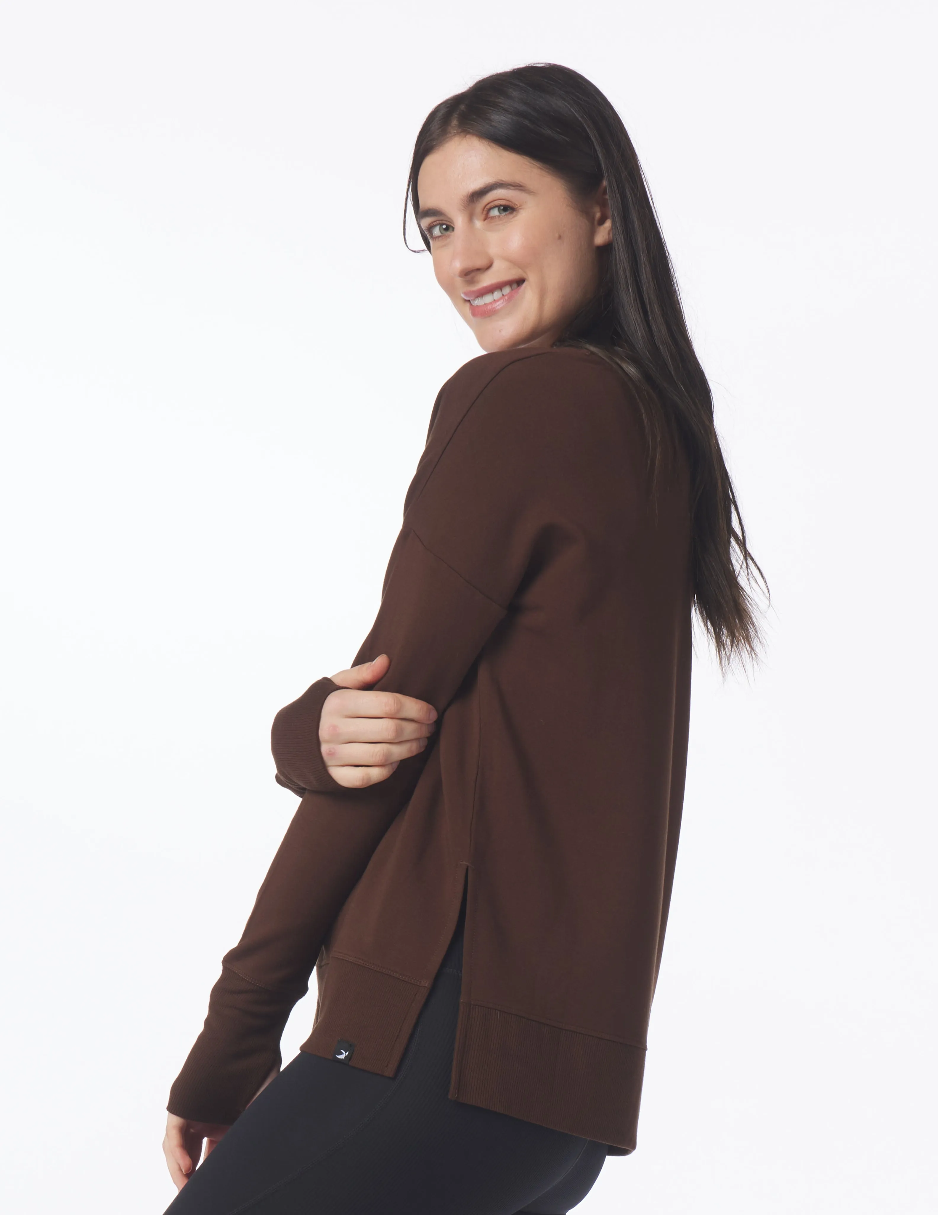 Lounge Long Sleeve, Espresso