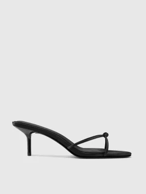 Maeve Slipper - Satin Black