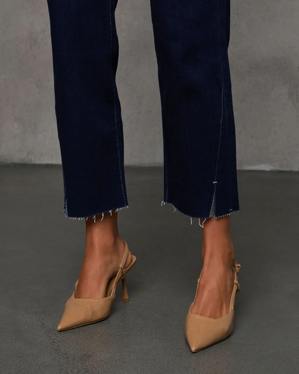 Marisse High Rise Relaxed Straight Leg Jeans