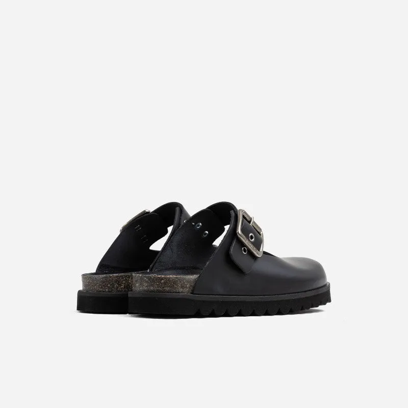 Mary Jane Baylorr Black Chunky Sandals