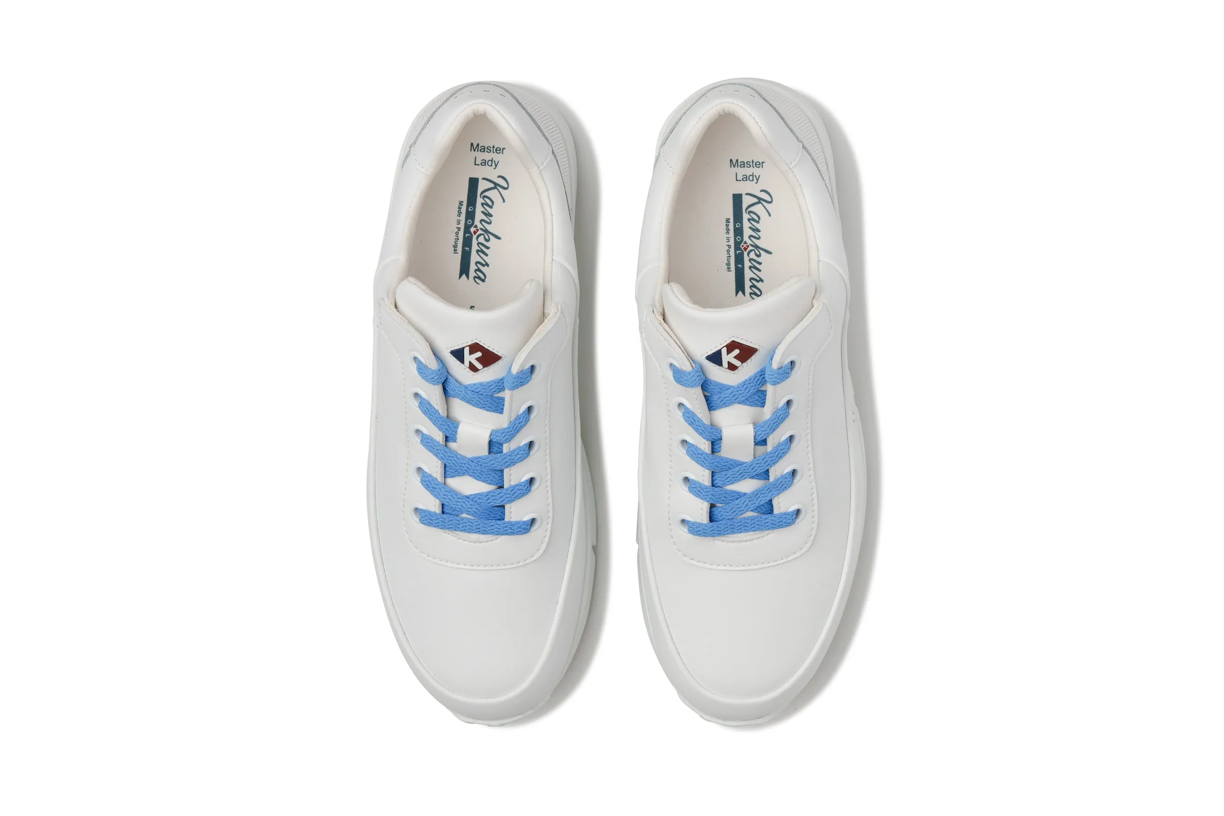 Master Lady 03  AllWhite|Blue  Women's Golf Shoes ML003 95