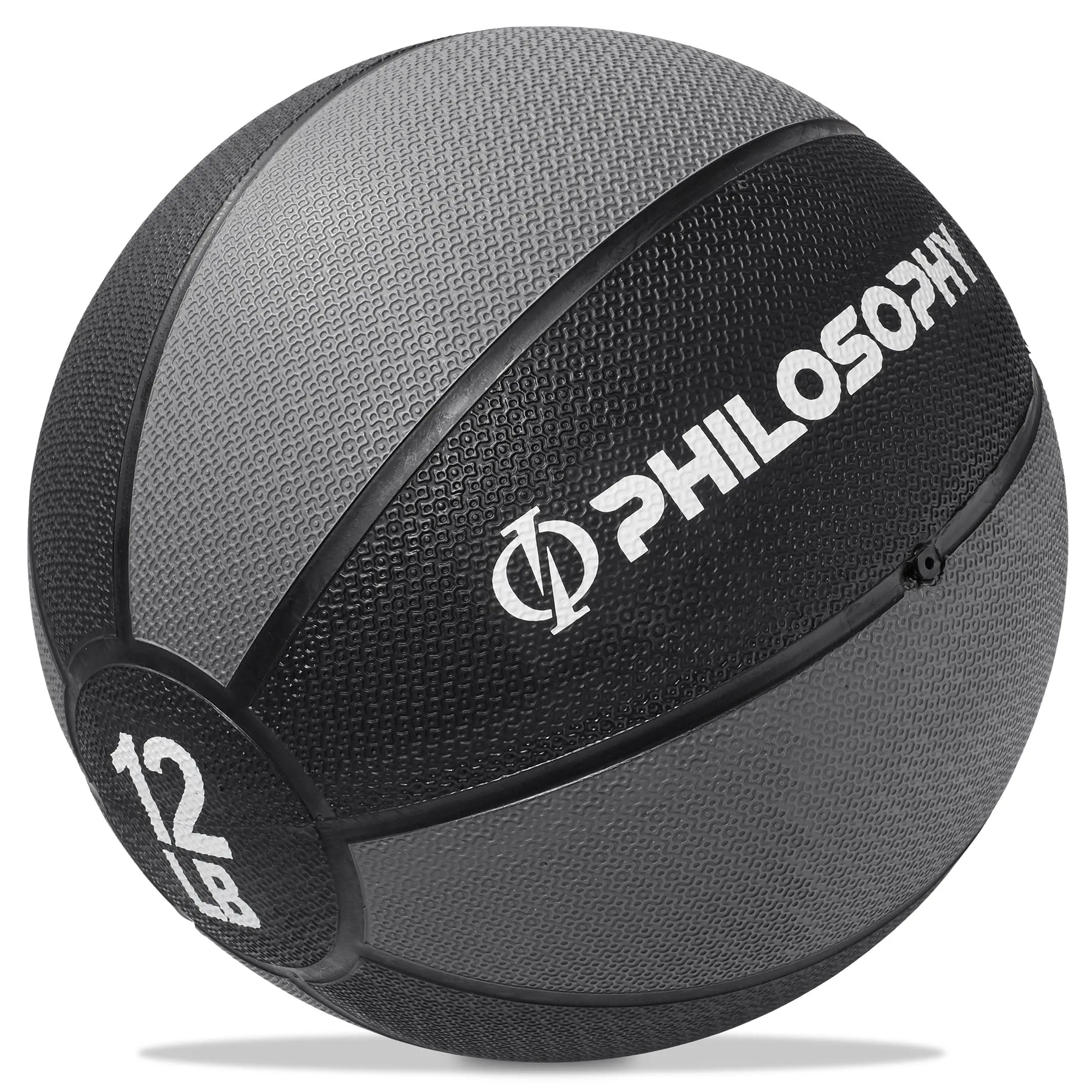 Medicine Ball - Weighted Fitness Ball, Non-Slip Grip