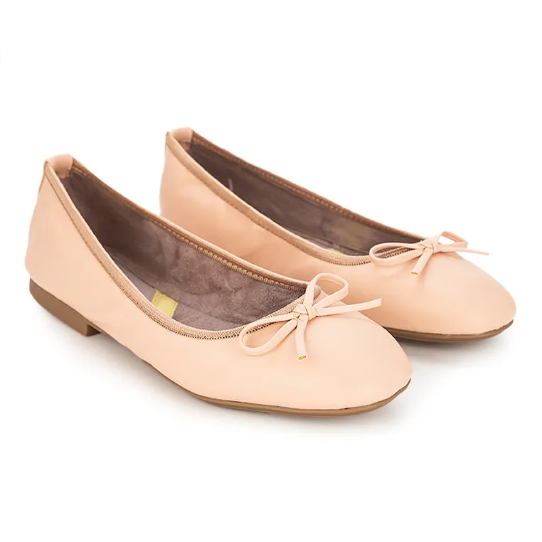 MELISSA Ballet Flat Shoes - Nude