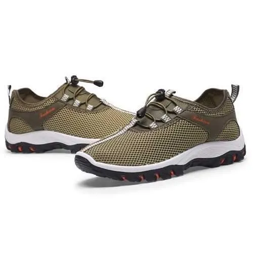 Men Shoes Mesh Outdoor Hiking Running Breathable Athletic Sneakers