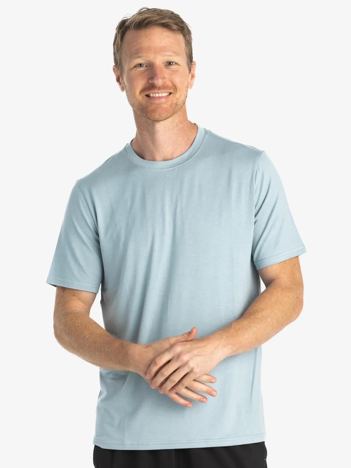 Men's Bamboo Motion Tee - Ocean Mist