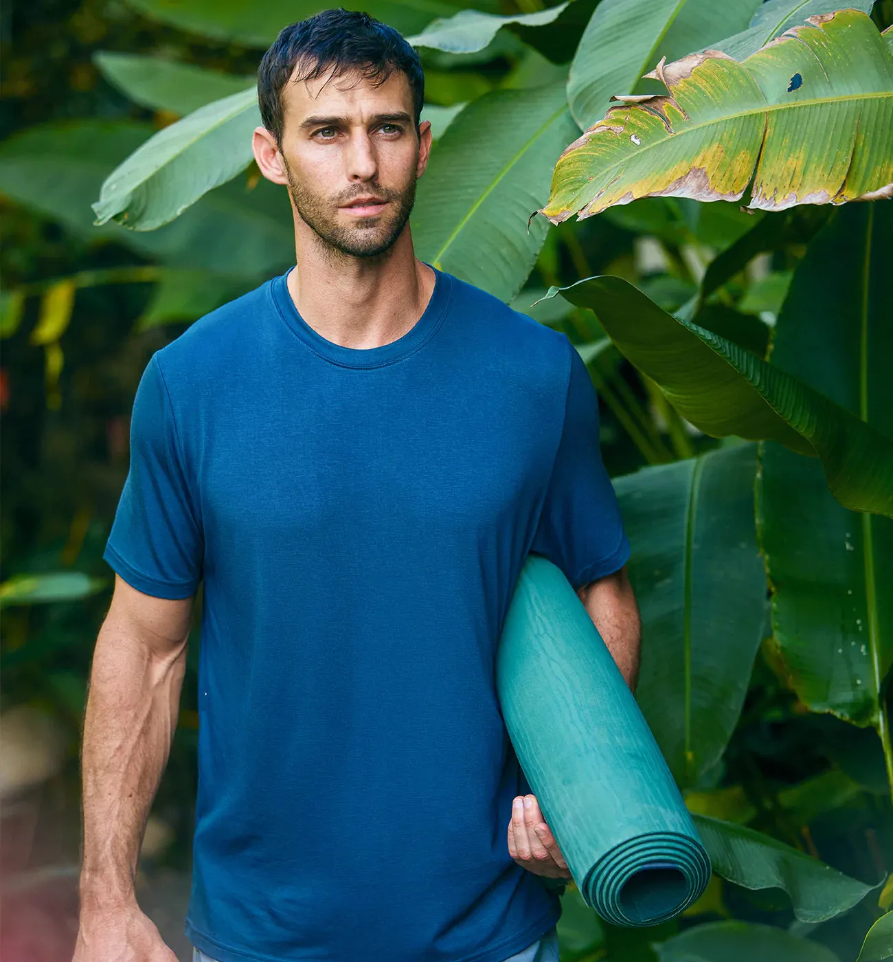 Men's Bamboo Motion Tee - Ocean Mist