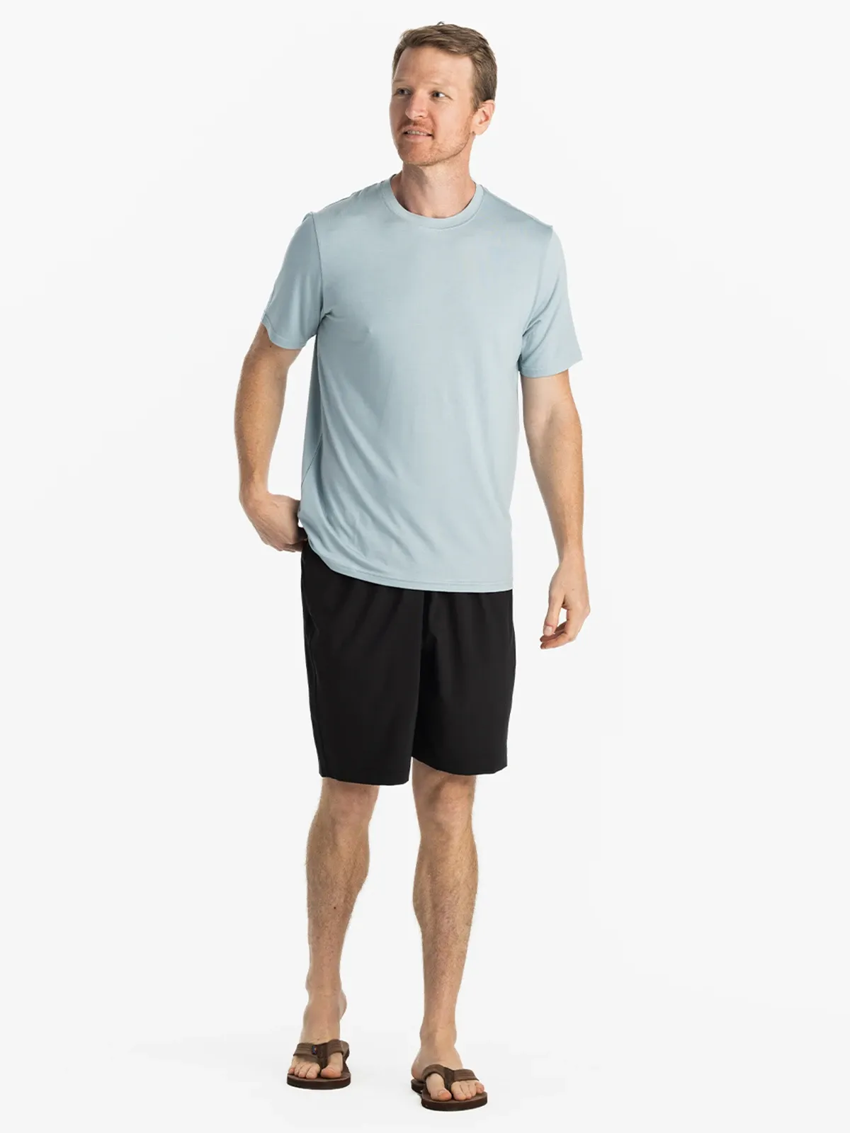 Men's Bamboo Motion Tee - Ocean Mist