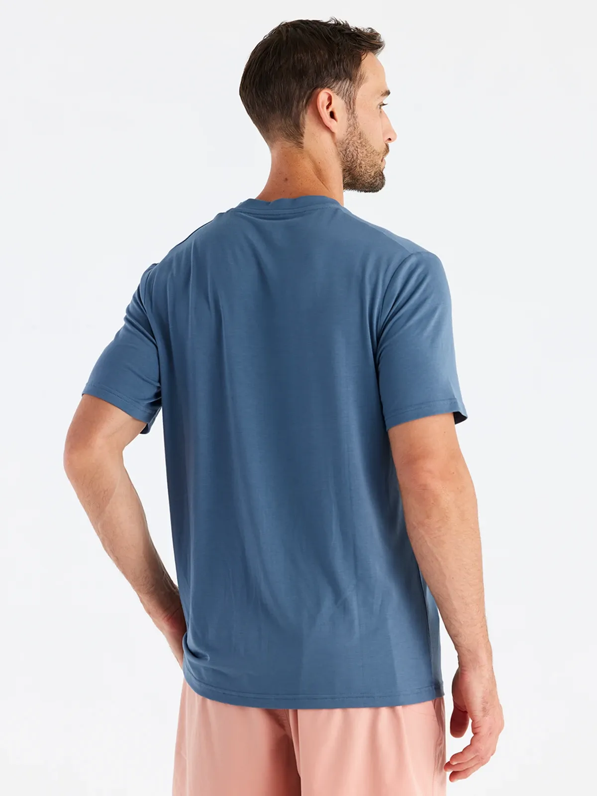 Men's Bamboo Motion Tee - Slate Blue