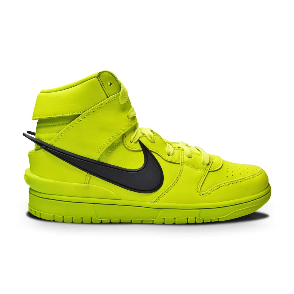 Mens Nike Dunk High x Ambush - CU7544 300- Flash Lime