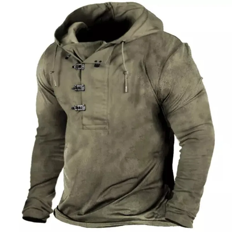 Men's Outdoor Long Sleeve Hoodie