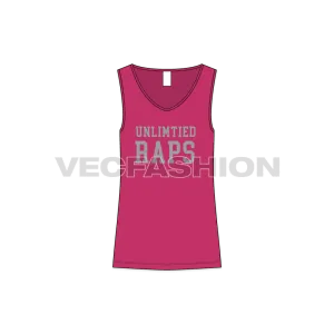 Mens Wide V-neck Gym Tank