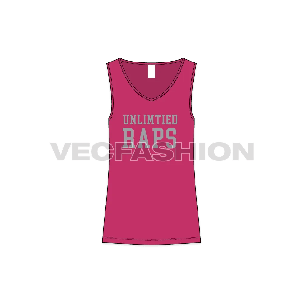 Mens Wide V-neck Gym Tank