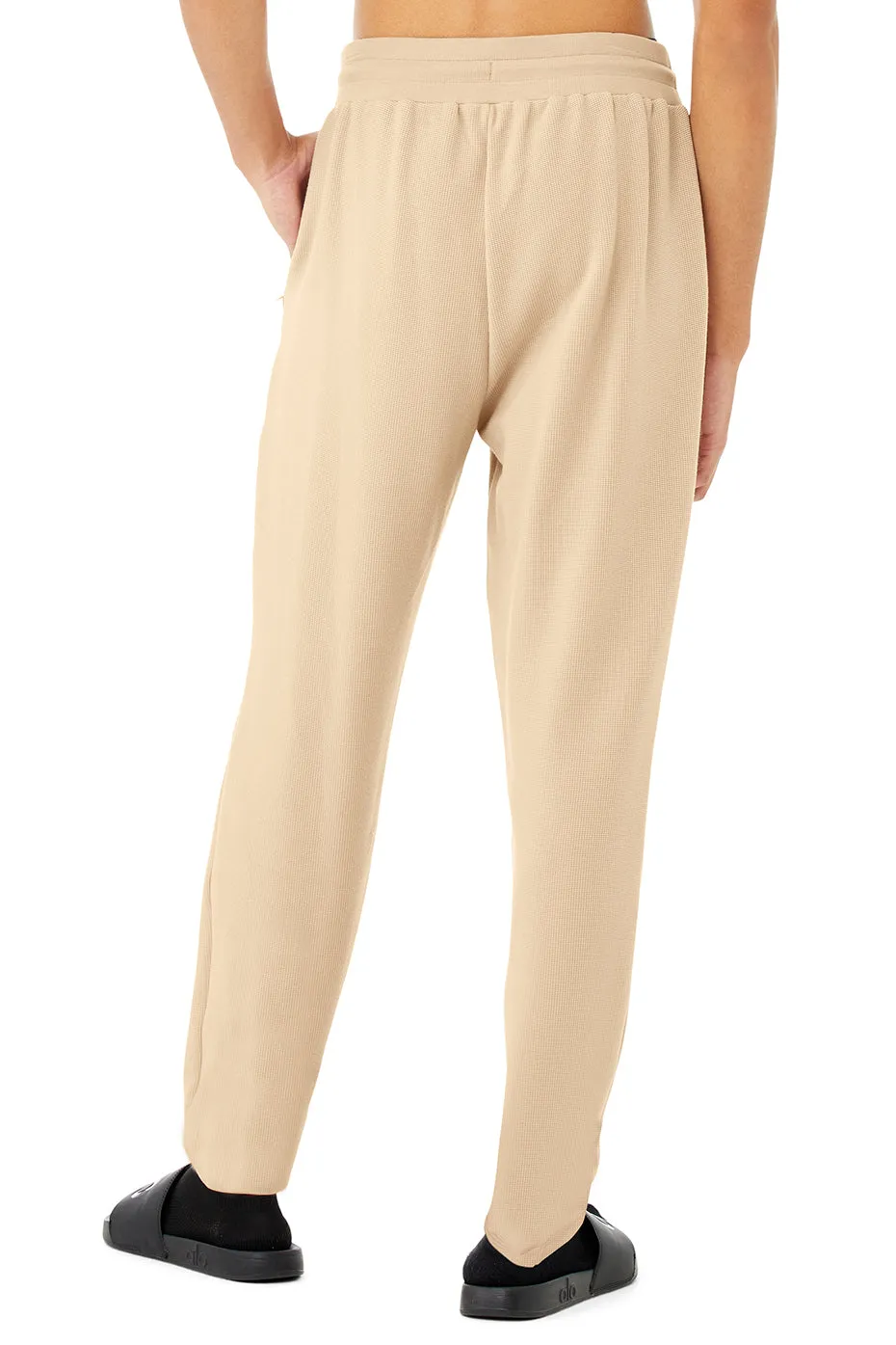 Micro Waffle Fast Break Sweatpant - Sand Dune