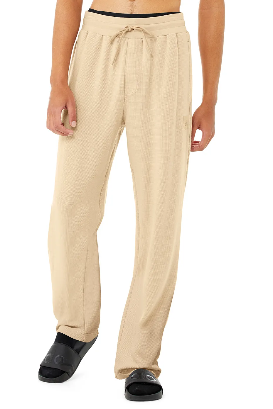 Micro Waffle Fast Break Sweatpant - Sand Dune