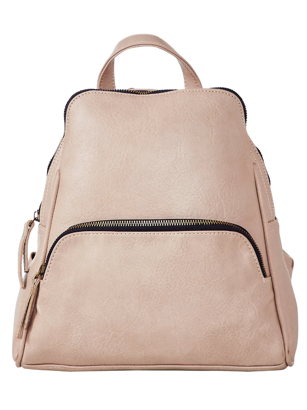 Mona B Convertible Daypack for Offices Schools and Colleges with Stylish Design for Women: Nude