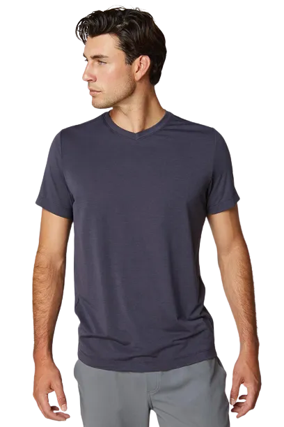 MPG T-Shirts - Men's Dynamic Recycled Polyester Stink-Free V-Neck SS