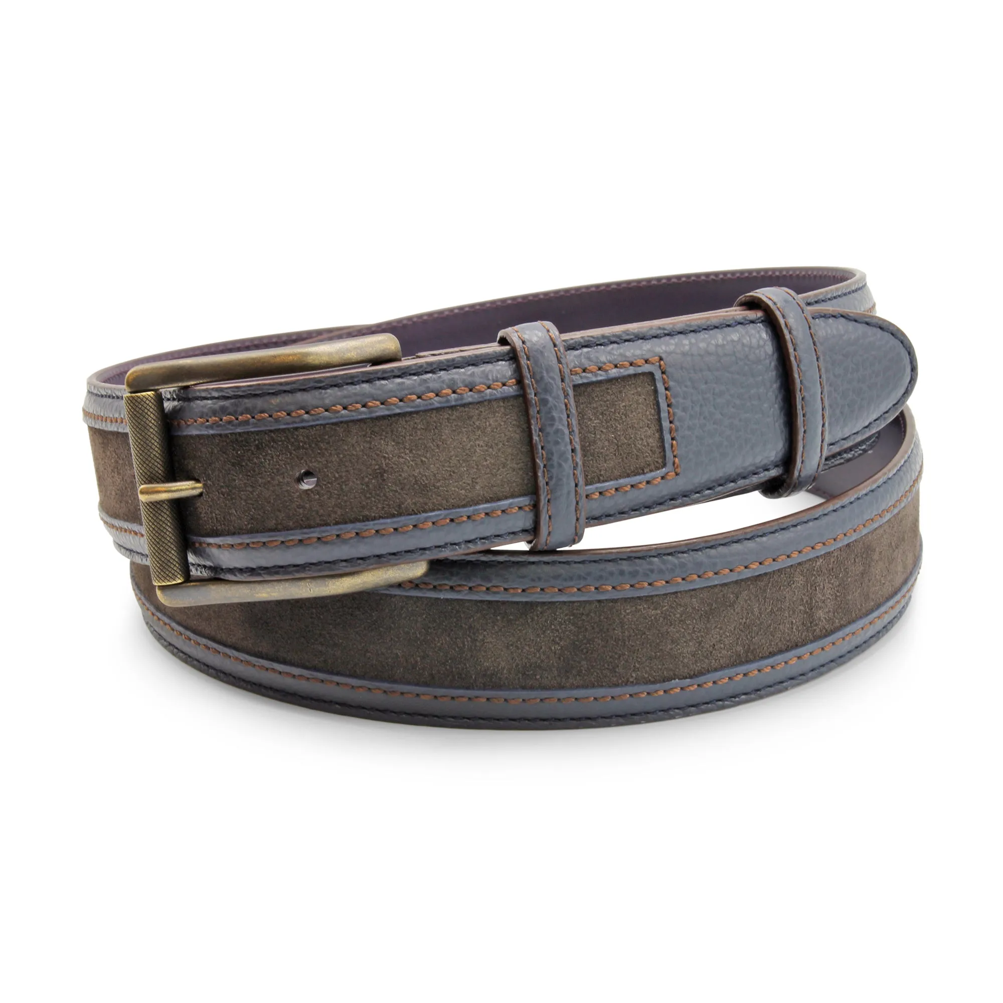 Navy/Brown Mix Coltrane Roller Belt