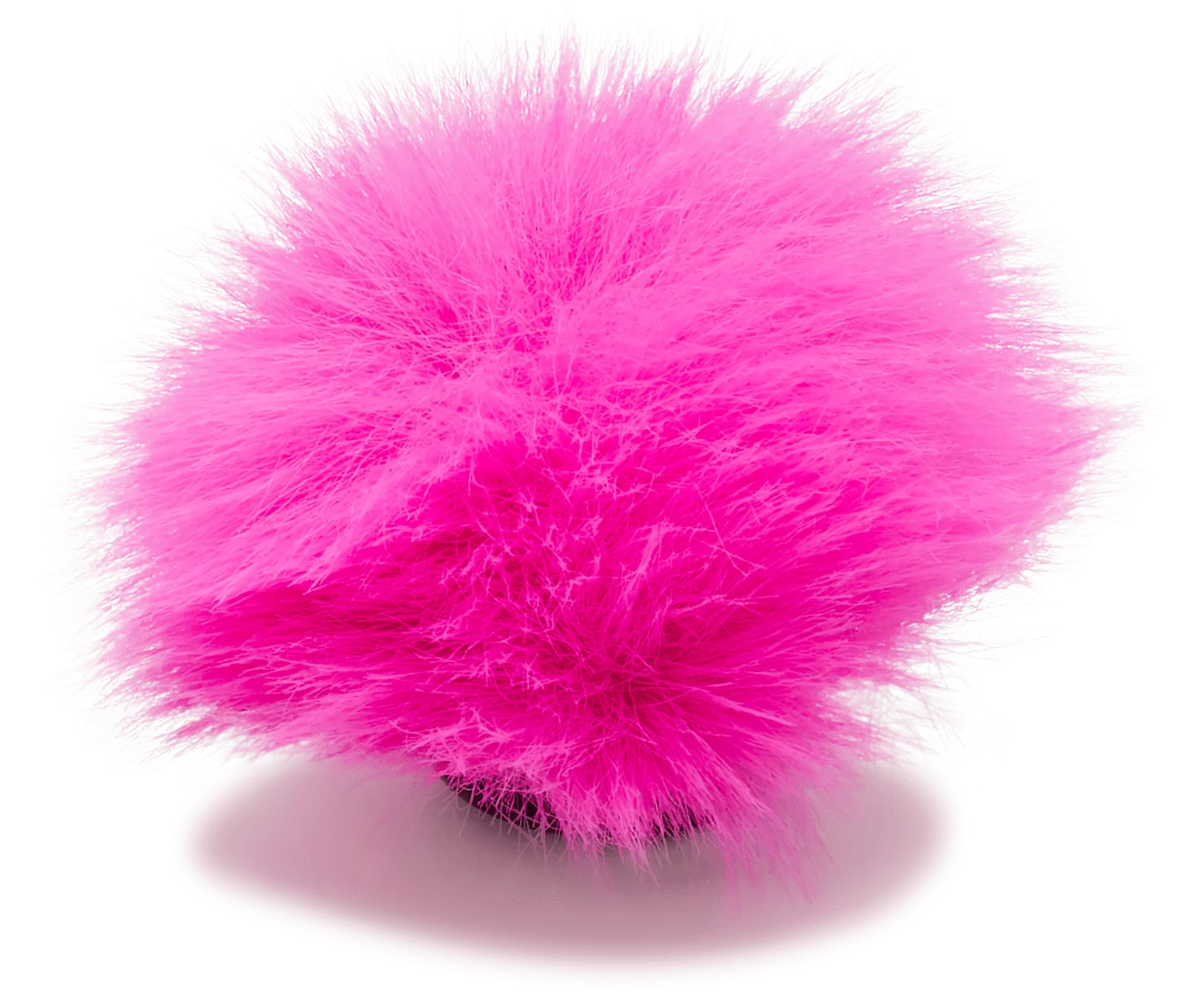 Neon Mini Pink Puff Ball