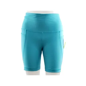 New Athletic Works Women's Pocket Short, buttery soft, great for yoga & work outs, Sz XL, Teal!