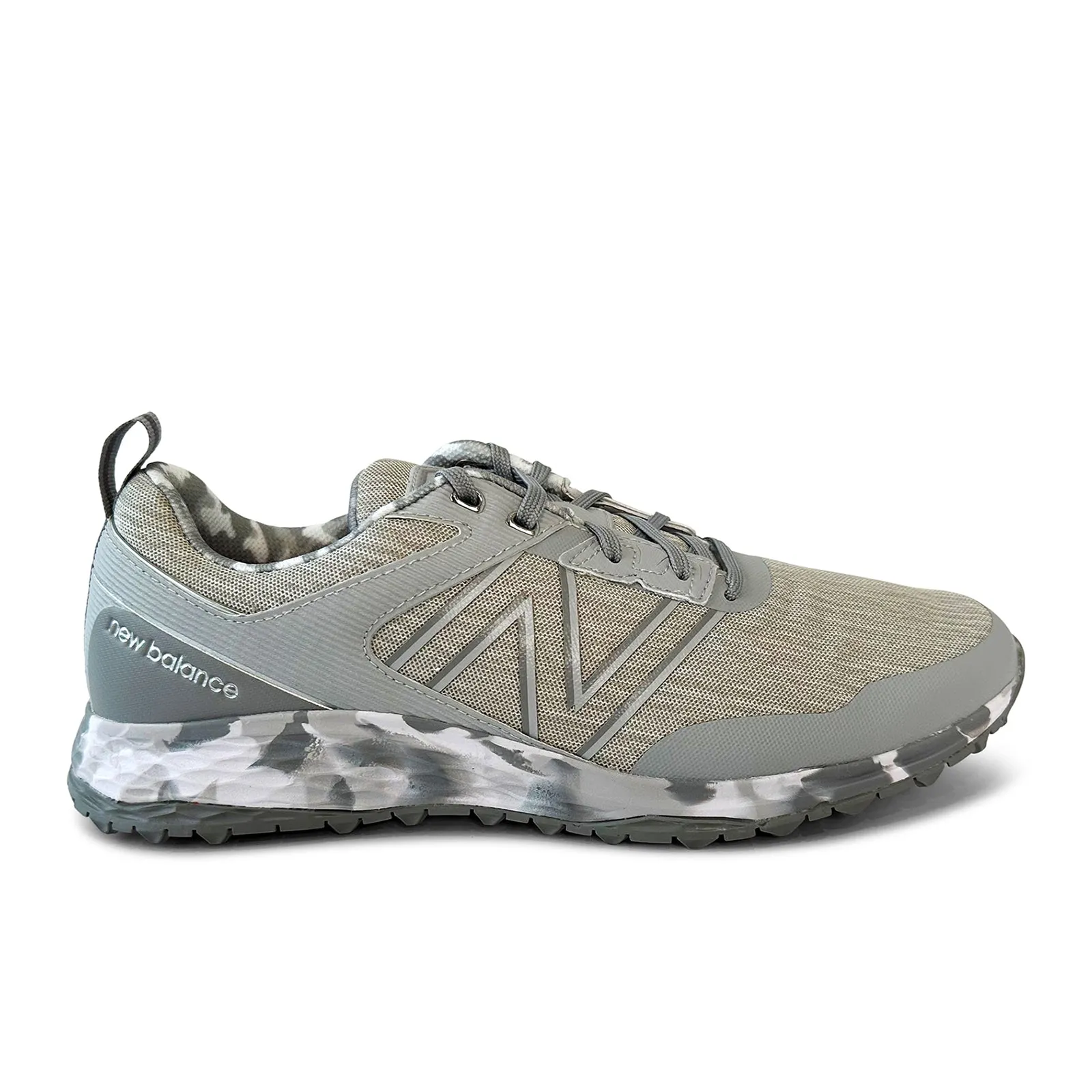 New Balance Ltd Edition Camo Mens Fresh Foam Contend Golf Shoe - LIGHT GREY