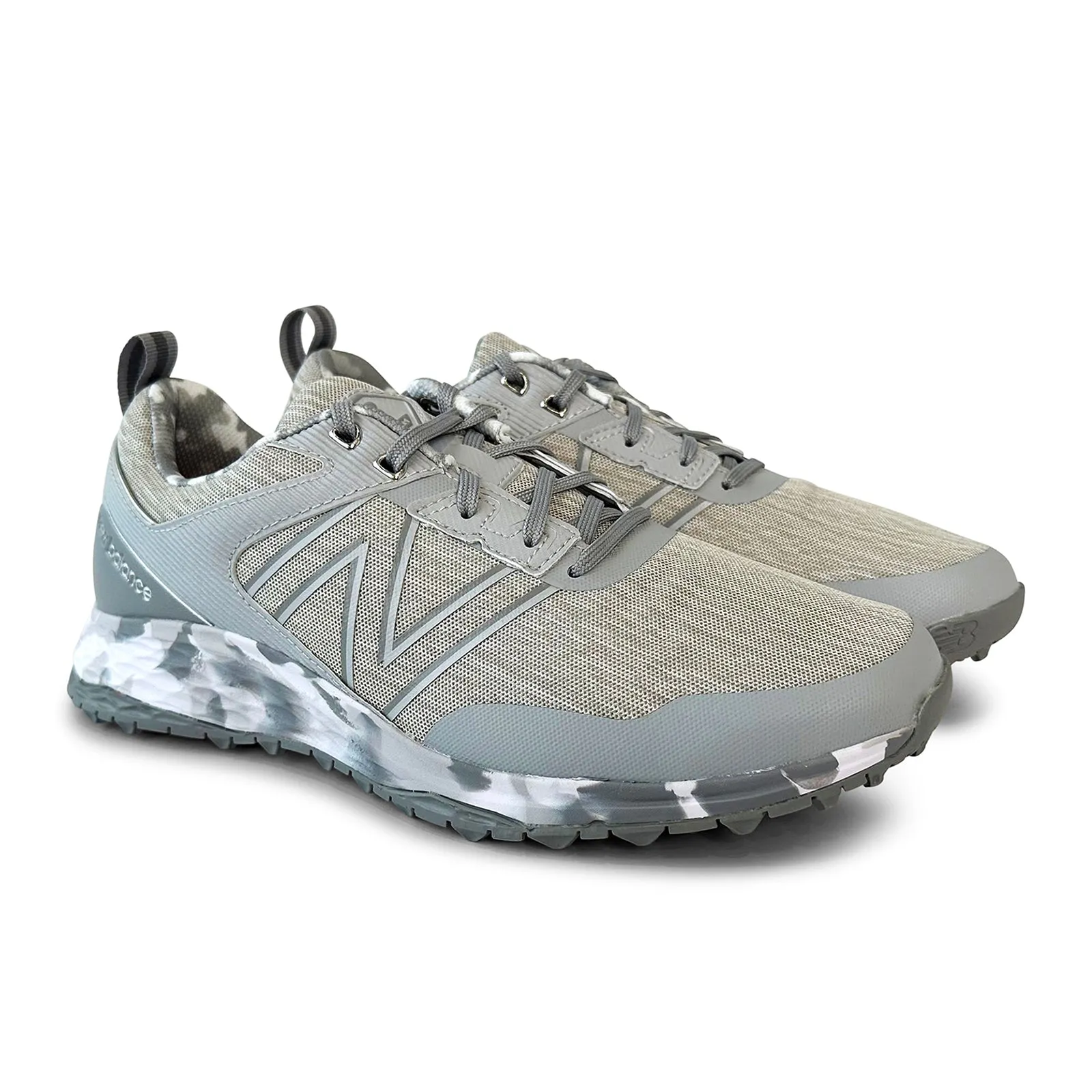 New Balance Ltd Edition Camo Mens Fresh Foam Contend Golf Shoe - LIGHT GREY