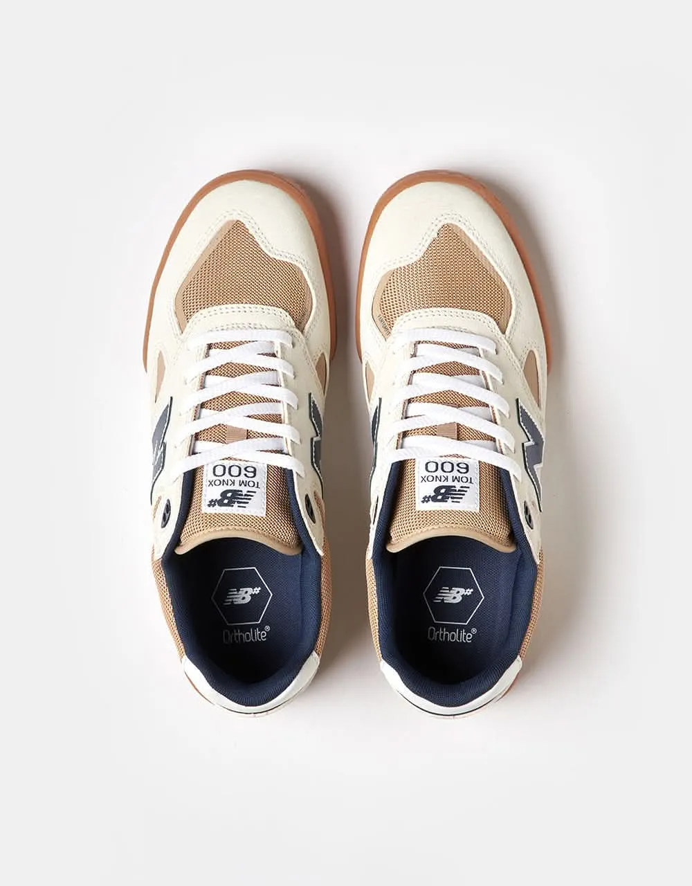 New Balance Numeric Tom Knox 600 Skate Shoes - Sea Salt/Navy