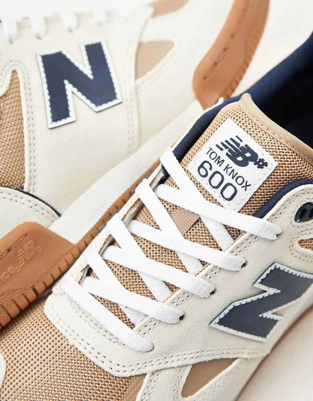 New Balance Numeric Tom Knox 600 Skate Shoes - Sea Salt/Navy