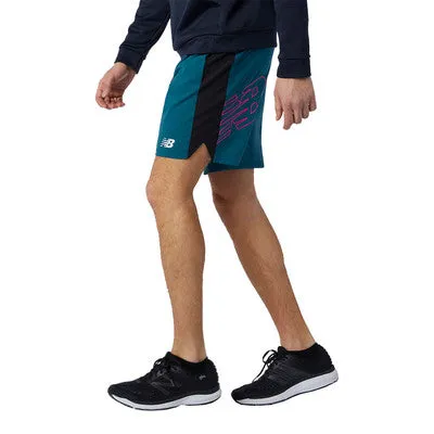 New Balance Tenacity Woven 9 Inch Shorts - Teal