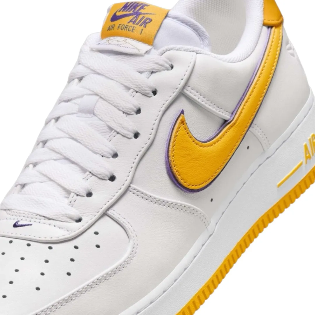 NIKE AIR FORCE 1 LOW RETRO QS KB - WHITE/VARSITY MAIZE-VARSITY PURPLE