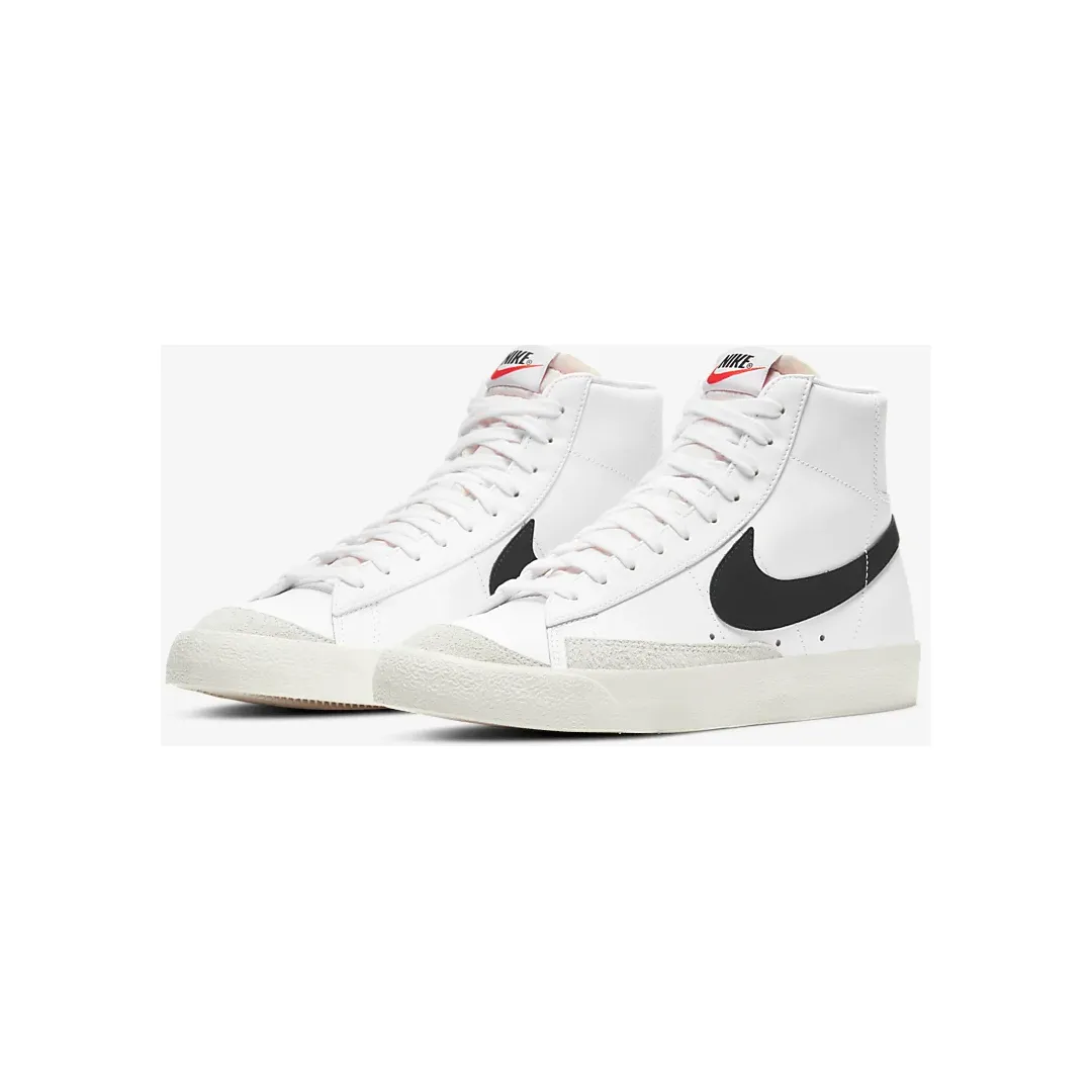 Nike Men's Blazer Mid '77 Vintage Shoes - White / Black