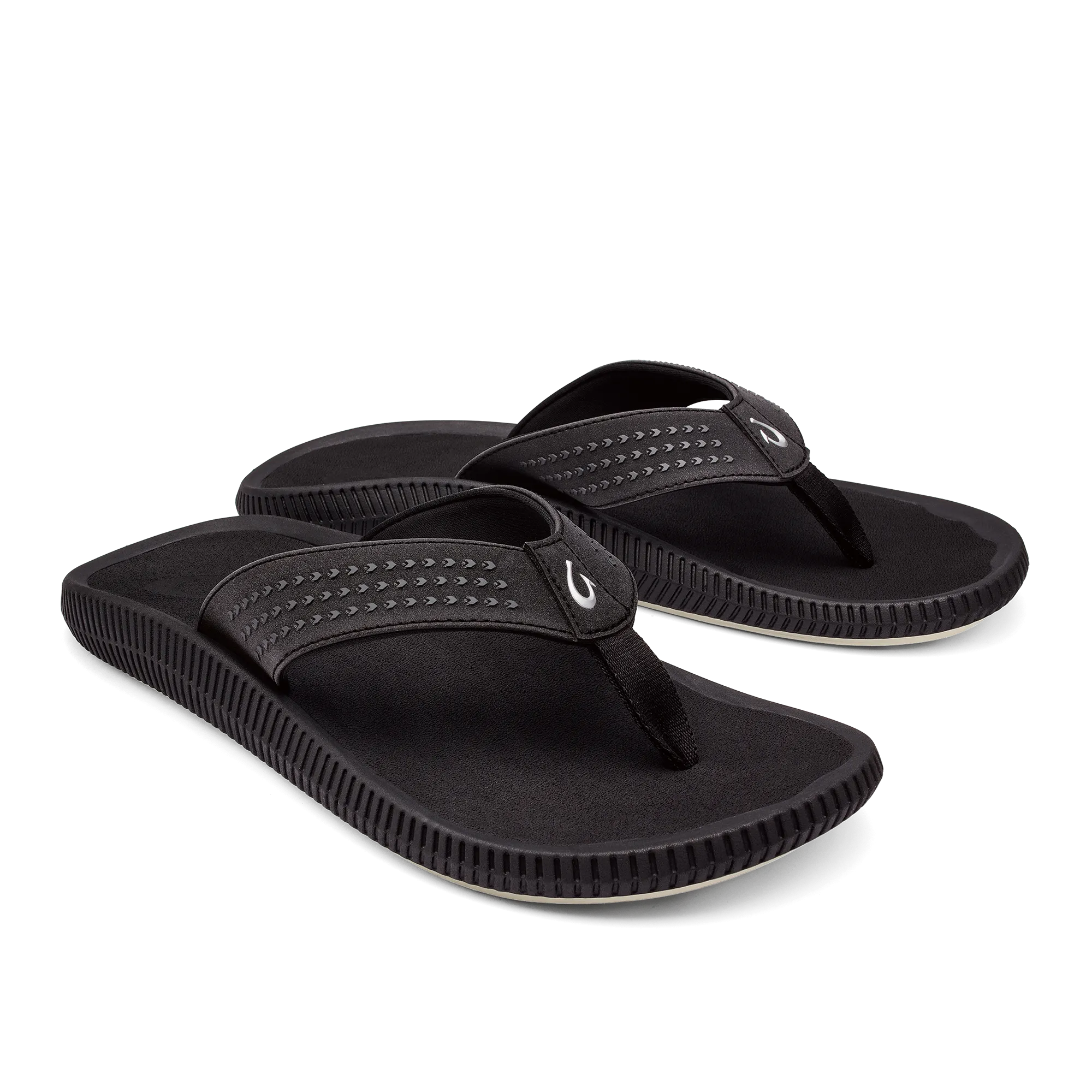 Olukai Ulele Sandal-Black/Black