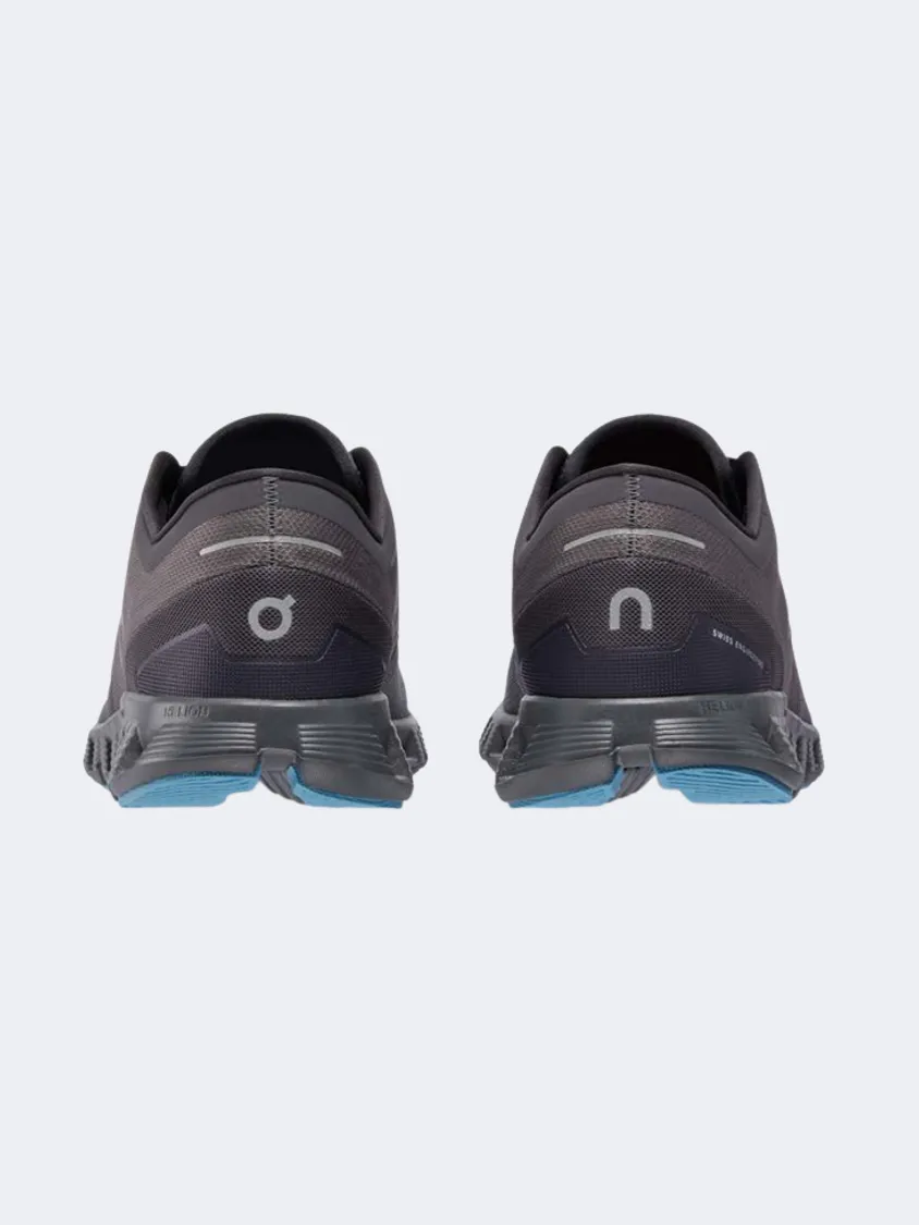 On Cloud X3 Men Running Shoes Eclipse/Magnet