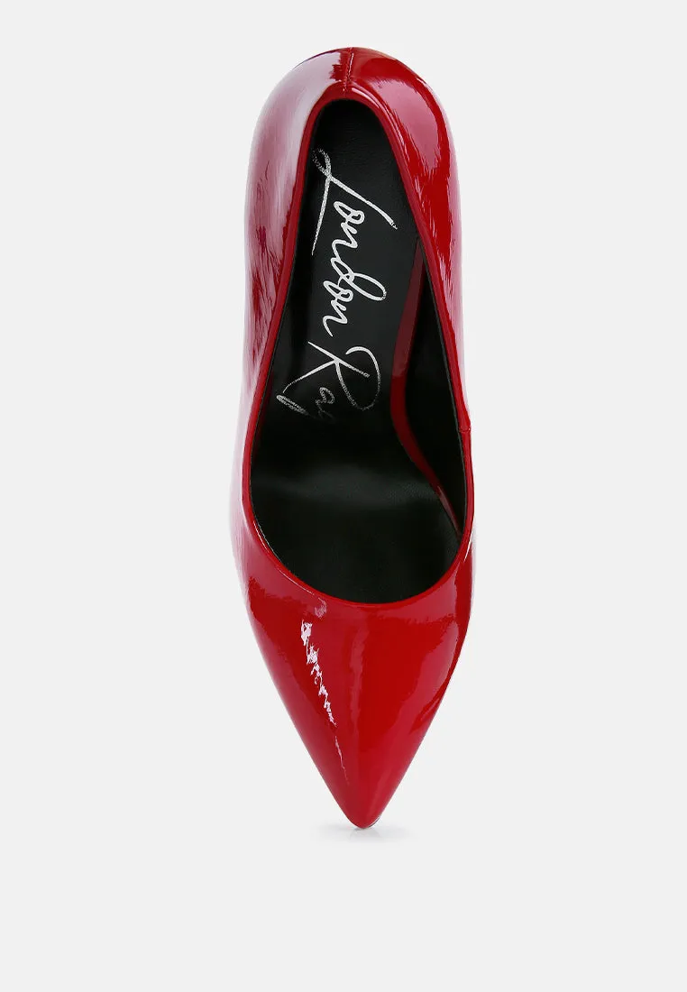 Personated Stiletto Heel Pumps