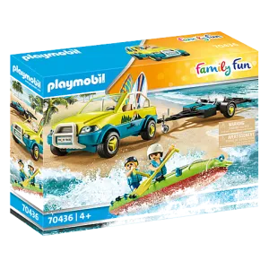 Playmobil Beach Car with Canoe