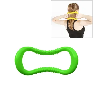 PP Double Massage Point Yoga Circle Fascia Stretching Ring Pilates Resistance Ring (Grass Green)