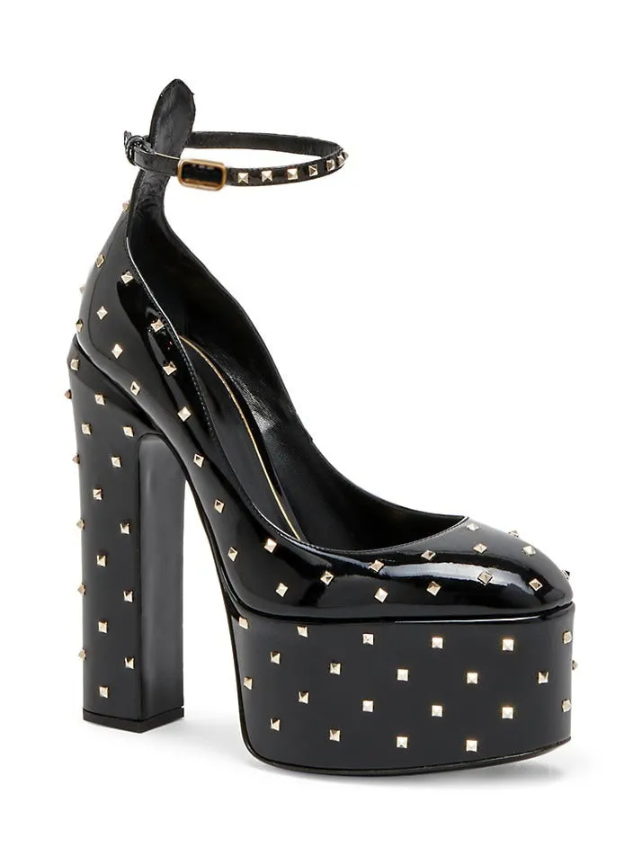 Pre Order:  Rivet Round Head Thick Heel Platform Shoes