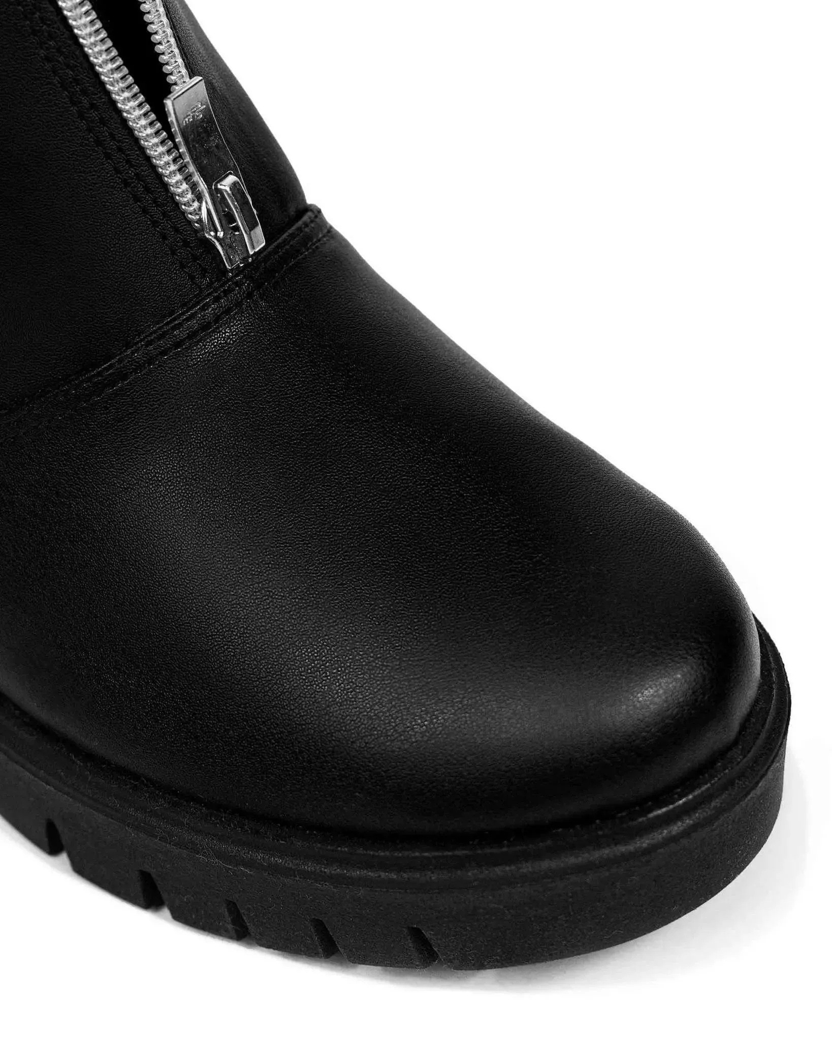 PRE-ORDER Vegan Cyber Boots Black cactus leather ankle boots by Bohema