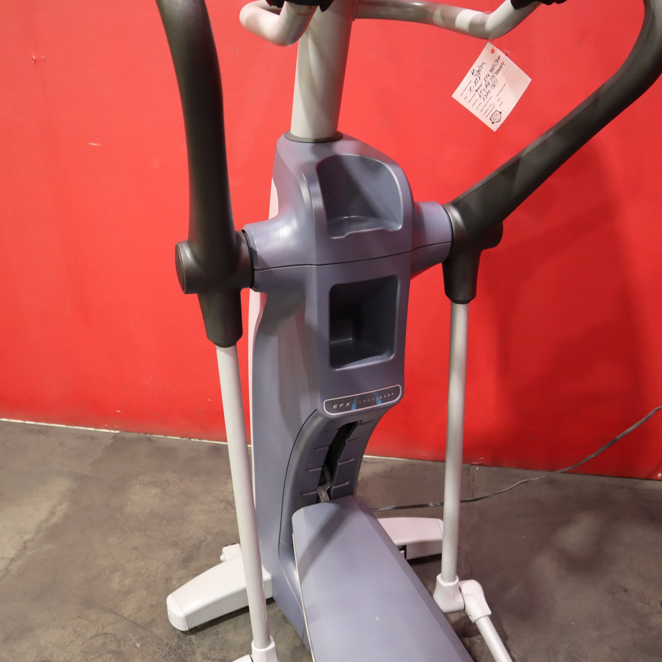 Precor EFX 885 Total Body w/ P82 Console & Converging Crossramp *Precor Blue* (Refurbished)