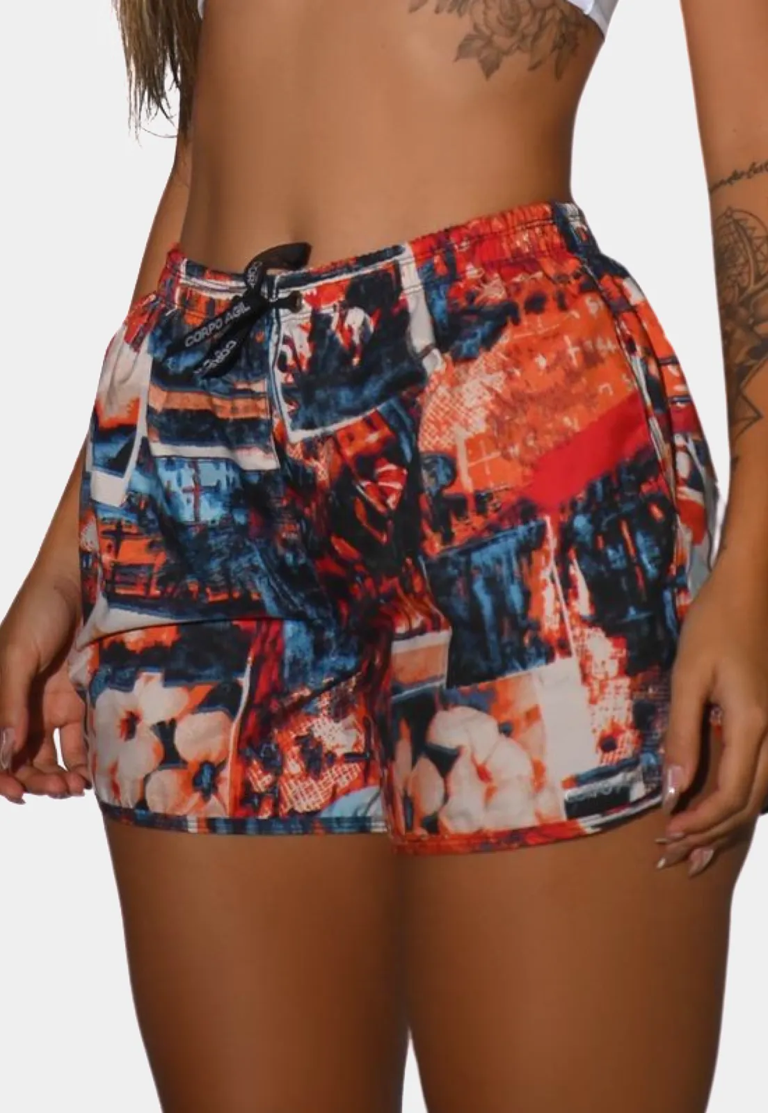 Printed Workout Shorts