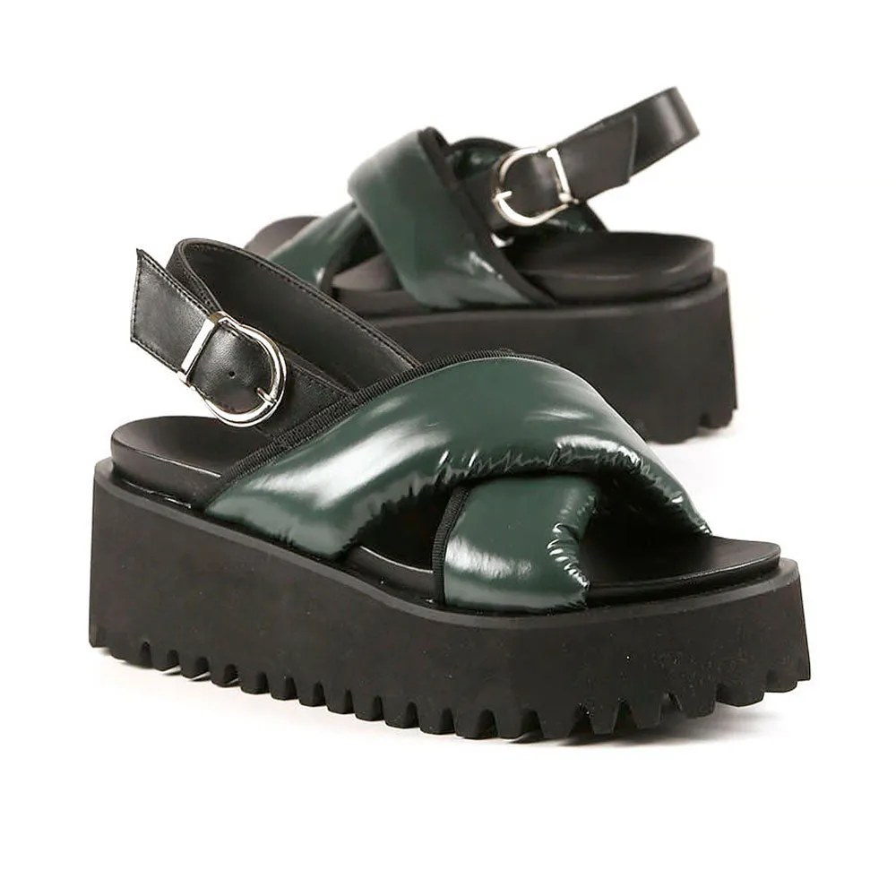 Puffy Flatform Sandal