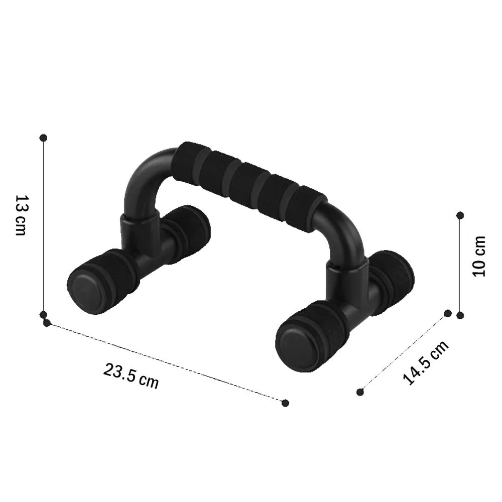 Push Up Bar handle Push-up Stand Grip For Home Fitness Exercise Workout - black