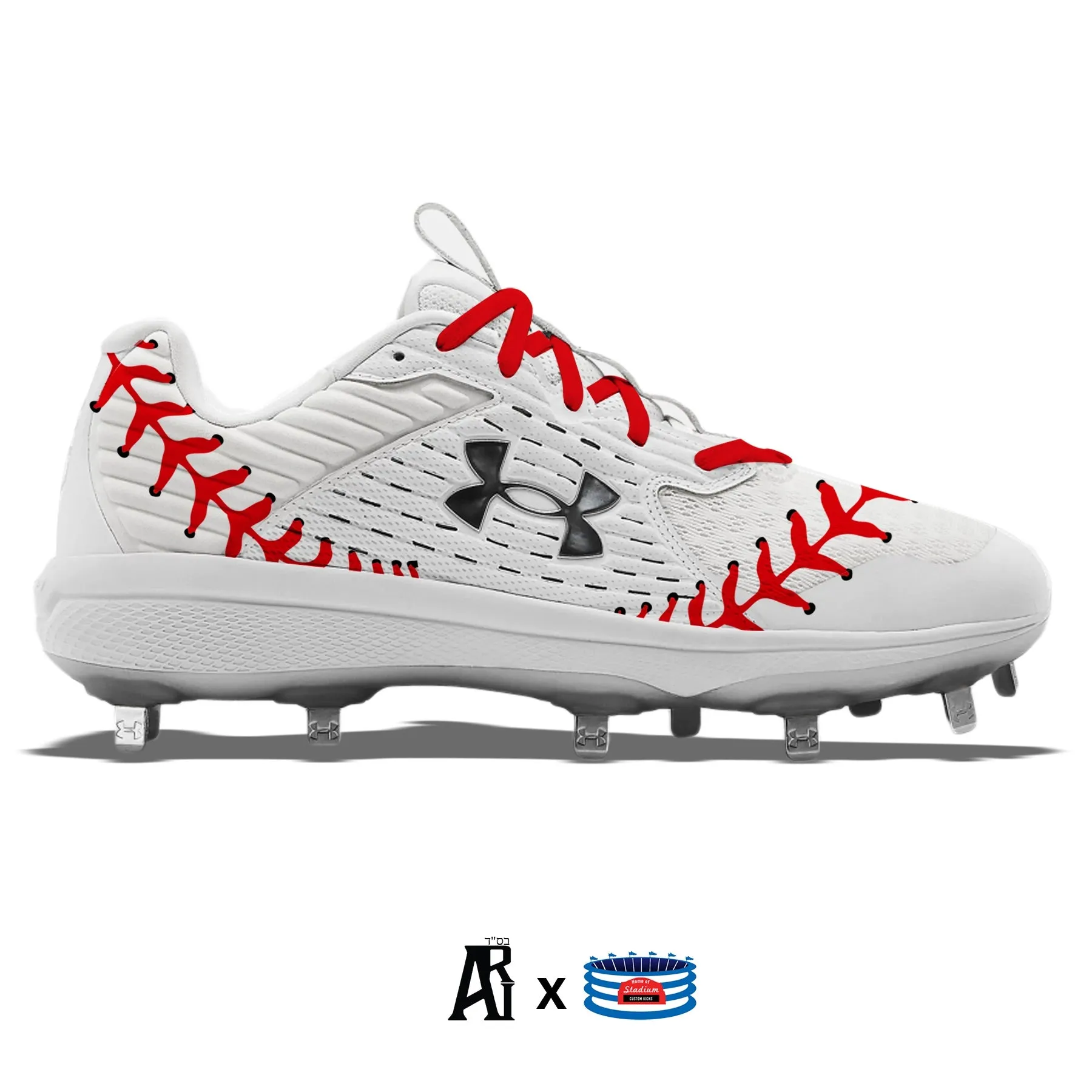 "Baseball Seams" Under Armour Yard MT Cleats