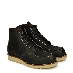 Red Wing 6-Inch Classic Moc Boot Charcoal Rough & Tough