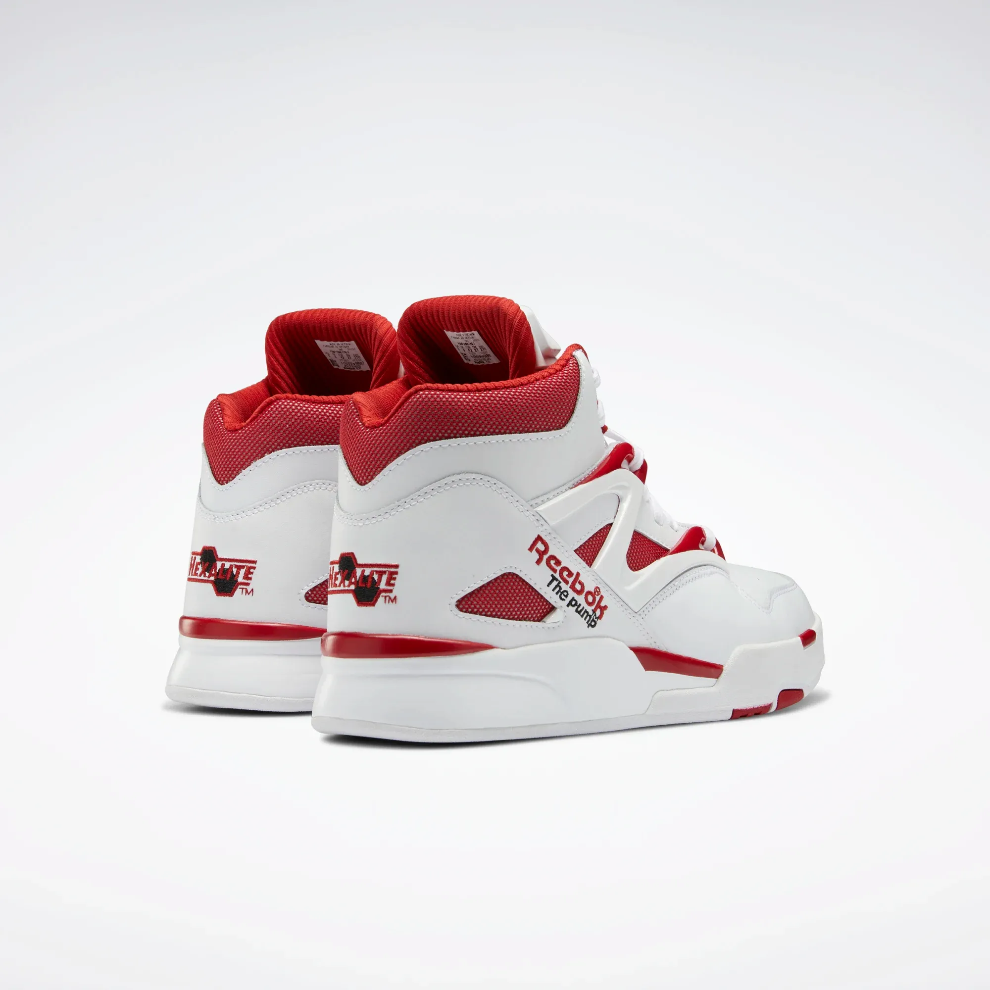 Reebok Men's Pump Omni Zone II Shoes - Ftwr White / Flash Red / Core Black