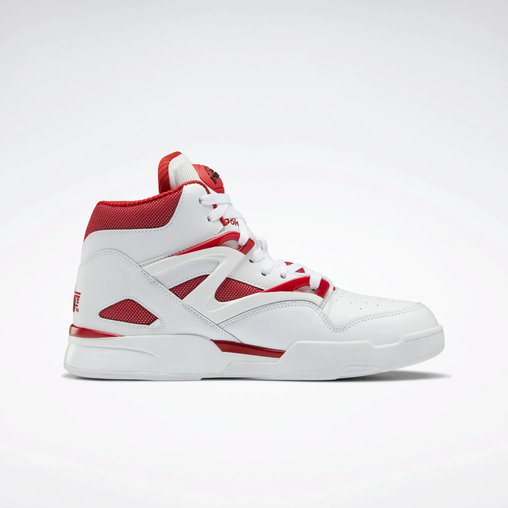 Reebok Men's Pump Omni Zone II Shoes - Ftwr White / Flash Red / Core Black